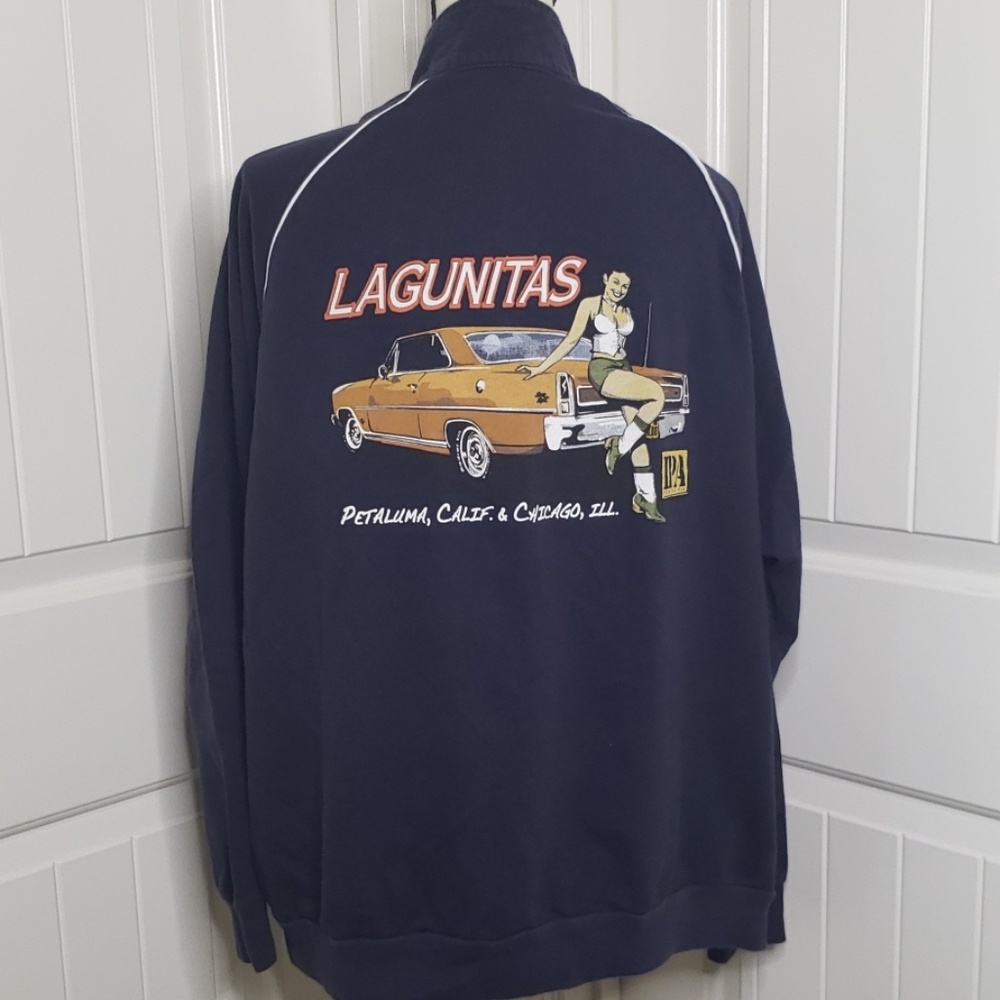 Beer Fleece jacket craftbeer pin up Lagunitas